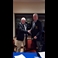 thumbnail Mr.President, Eric Barnes (L) thanks the outgoing President, Paul O'Brien (R)